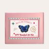 Blue Butterfly Beaded Art Kit