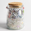 Good Times Alien Charm Classic Black and White Letter Beads Star Beads DIY Jar
