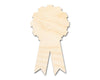 Unfinished Wood Award Ribbon Shape | DIY Craft Cutout | Up to 36"