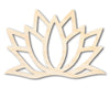 Unfinished Wood Lotus Flower Shape - Craft - up to 46"