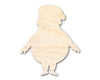 Unfinished Wood Round Santa Shape - Craft - up to 46" DIY