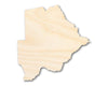 Unfinished Wood Botswana Shape - Craft - up to 46"