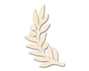 Unfinished Wood Olive Branch Shape - Craft - up to 46" DIY