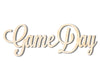 Unfinished Wood Game Day Shape - Word Craft - up to 46"