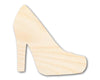 Unfinished Wood High Heel Shoe Shape - Craft - up to 46" DIY