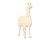 Unfinished Wood Alpaca Shape - Craft - up to 46" DIY