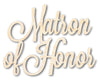 Unfinished Wood Matron of Honor Shape - Word Craft - up to 46"