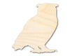 Unfinished Wood Horned Owl Shape - Craft - up to 46" DIY