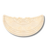 Unfinished Wood Etched Melon Slice Shape | Paint By Line Crafts | up to 30" DIY