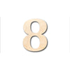 Unfinished Wood Cambria Number 8 Shape - Craft - up to 46" DIY
