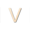 Unfinished Wood Arial Letter V Shape - Craft - up to 46" DIY