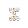 Unfinished Wood Monogram G Shape - Craft - up to 46" DIY