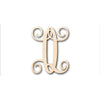 Unfinished Wood Monogram Q Shape - Craft - up to 46" DIY