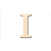 Unfinished Wood Bold Iota Shape - Craft - up to 46" DIY