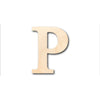Unfinished Wood Bold Rho Shape - Craft - up to 46" DIY