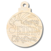 Unfinished Wood Etched Merry Elfin' Christmas Ornament Shape | Paint By Line Crafts | up to 30" DIY