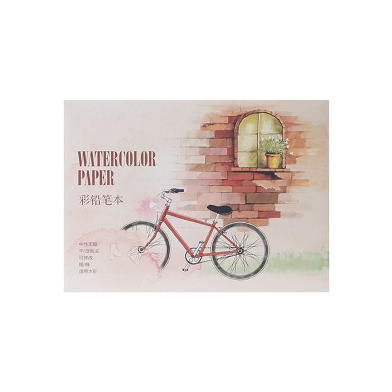 12-Sheet A5/A6 Watercolor Sketchbook – High-Quality Art Paper