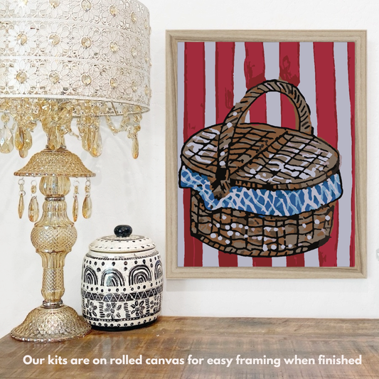 Picnic Basket - Paint by Numbers Kit
