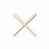 Unfinished Wood Baseball Bats Silhouette - Craft- up to 46" DIY