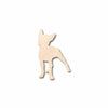 Unfinished Wood Boston Terrier Small Dog Silhouette - Craft- up to 46" DIY