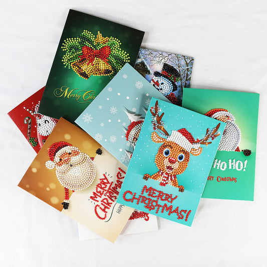 Creative Christmas Card Christmas Card Diamond Painting Greeting Card