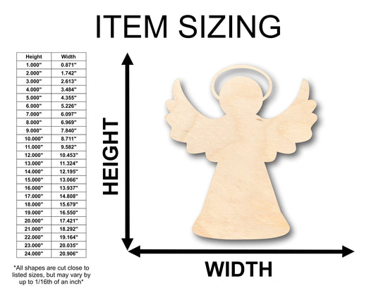 Unfinished Wood Angel Halo Shape - Christmas - Craft - up to 46" DIY