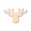 Unfinished Wood Reindeer with Antlers Shape - Christmas - Craft - up to 46" DIY