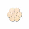 Unfinished Wood Daisy Rose Flower Petals Silhouette - Craft- up to 46" DIY