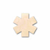Unfinished Wood EMS Medical Life Star Badge Silhouette - Craft- up to 46" DIY