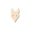 Unfinished Wood Fox Head Mask Shape - Craft - up to 46" DIY