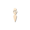 Unfinished Wood Moon Goddess Shape - Craft - up to 46" DIY