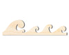 Unfinished Wood Ocean Wave Shape | Craft Cutout | up to 46" DIY