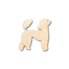 Unfinished Wood Poddle Dog Shape - Craft - up to 46" DIY