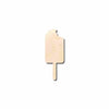 Unfinished Wood Popsicle with Bite Silhouette - Craft- up to 46" DIY