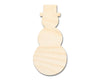 Unfinished Wood Tall Snowman Shape - Craft - up to 46" DIY