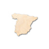 Unfinished Wood Spain Country Shape - Craft - up to 46" DIY
