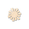 Unfinished Wood Sun Shape - Craft - up to 46" DIY
