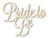 Unfinished Wood Bride to Be Shape - DIY Wedding Craft - up to 46"