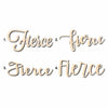 Fierce Sign Unfinished Wood Cutout Home Decor DIY