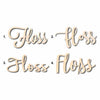 Floss Sign Unfinished Wood Cutout Home Decor DIY
