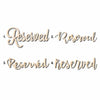 Reserved Sign Unfinished Wood Cutout Home Decor DIY