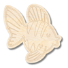 Unfinished Wood Etched Fish Shape | Paint By Line Crafts | up to 30" DIY