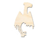 Unfinished Wood Jersey Devil Shape - Craft - up to 46"