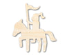 Unfinished Wood Knight Shape - Craft - up to 46"
