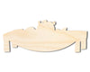 Unfinished Wood Feast Table Shape - Craft - up to 46"
