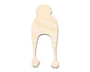 Unfinished Wood Winter Hat Silhouette Shape - Craft - up to 46"