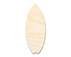 Unfinished Wood Fishtail Surfboard Shape | Ocean Craft Cutout | up to 46" DIY