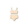 Unfinished Wood Swimsuit Bikini Shape - Craft - up to 46" DIY