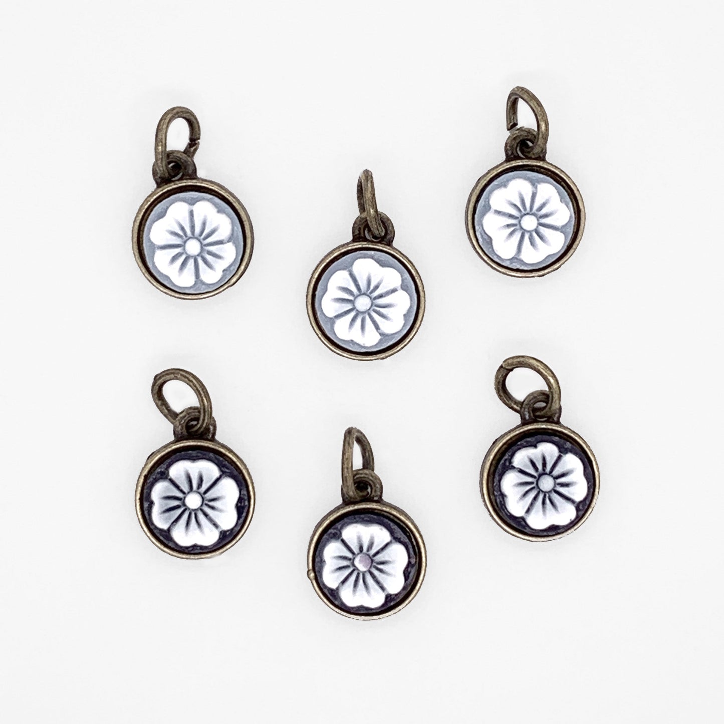 Vintage Flower Charms