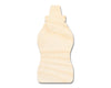 Unfinished Mustard Bottle Shape | DIY Craft Cutout | up to 46" DIY